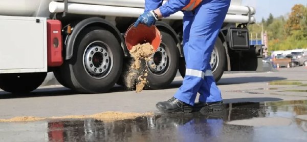 Ölbindemittel im praktischen Einsatz